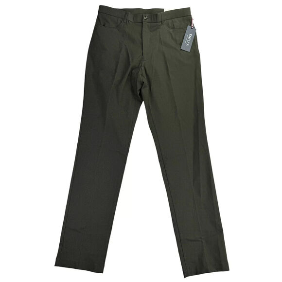 Tommy Hilfiger Other - Tommy Hilfiger Mens TH Flex Finn Modern Fit Twill Pants Olive Green 32x34